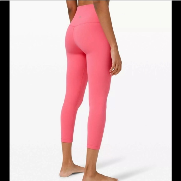 LULULEMON GUAVA PINK SIZE 6 ALIGN 25” LEGGING - Picture 2 of 5